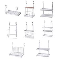 Kitchen shelves home depot kitchen bakers rack kitchen best 25 kitchen racks ideas on pinterest kitchen rack kitchen via pinterest.com. 8 Types Stainless Steel Kitchen Organizer Multifunction Dish Drying Rack Wall Hanging Storage Holder Tableware Shelf Drainer Racks Holders Aliexpress