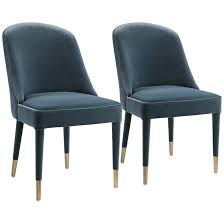 Uttermost Brie Slate Blue Armless Dining Chairs Set Of 2 87m55 Lamps Plus In 2020 Dining Chair Set Dining Chairs Steel Dining Chairs