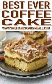 Best Ever Coffee Cake Recipe Video Sweet And Savory Meals Video Recipe Video Coffee Cake Recipes Cake Recipes Coffee Cake