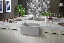 Ikon sinks combine the popular apron front style with the beauty, strength and durability of our silgranit material. Ikon 27 Silgranit Concrete Gray Blanco