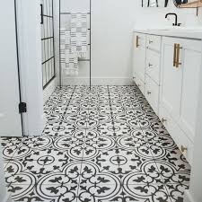 Black And White Patterned Floor Tiles Bathroom Artea 10 X 10 Porcelain Spanish Wall Floor Tile Laundry Room Tile Bathroom Floor Tiles White Bathroom Tiles