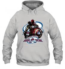 Most popular in sweatshirts & fleece. Nhl Captain America Thor Spider Man Hawkeye Avengers Endgame Hockey Colorado Avalanche Hoodie Rookbrand