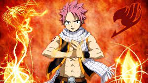 Red and white flower painting, fairy tail, dragneel natsu, illuminated. Fairy Tail Natsu Wallpapers Wallpaper Cave
