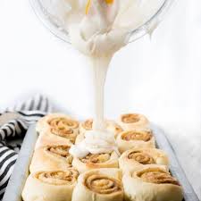 Best Cinnamon Roll Icing No Cream Cheese Cooking With Karli Cinnamon Roll Icing Cinnamon Rolls Cinnamon Roll Frosting