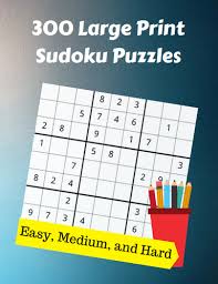 It is also a very good tool for teaching any child the concept of adding and subtracting. 300 Large Print Sudoku Puzzles