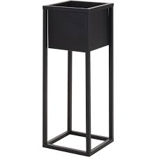 Amazon second chance pass it on, trade it in, give it a second life Modernes Wohnzimmer Blumenbeet Quadratisch 60 Cm Schwarz Home Styling Collection Kaufen Bei Emako Gmbh