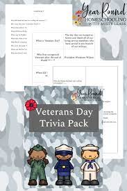 Among these were the spu. Veterans Day Trivia Year Round Homeschooling