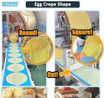 Industry Automatic Continuous Mille Crepe Cake Maker Machine ...