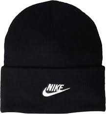 Amazon Com Nike Sportswear Cuffed Beanie Utility Black Misc Clothing Beanie Nike Hat Fall Hats