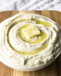 If you are eating low carb or keto, you are going to want to try this new recipe. Creamy Keto Mashed Cauliflower Potatoes Green And Keto