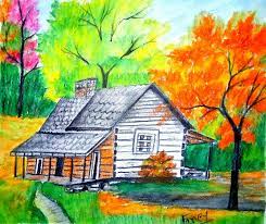 #drawing #memorydrawing #easydrawing materials used. Landscape Drawing Easy And Beautiful