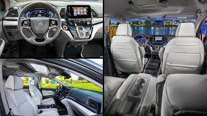 — i love how it looks and spacious but it's really hard to find the interior without leather seat and 7 seater with moonroof. 2021 Honda Odyssey Interior Colors