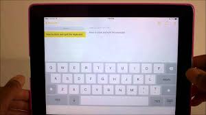 Ipad Tutorial Move Keyboard Youtube