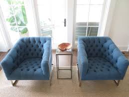 Living Room 35 Comfortable Royal Blue Tufted Fabric Accent Chairs Sofa Blue Chairs Living Room Accent Chairs For Living Room Comfortable Living Room Furniture