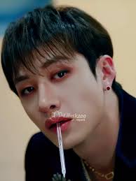 Staring Contest with Bang Chan from Stray Kids