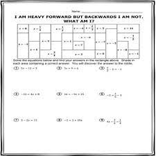 Solving Two Step Equations Riddle And Coloring Worksheet 2 By Math Worksheets