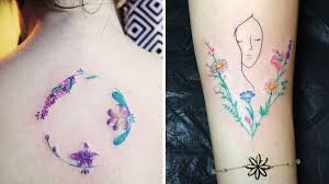 If you don't want to cover a large part of your body in ink, then you should consider a small tattoo , like a tiny lotus flower. Black Cosmos Flower Tattoo Novocom Top