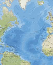 Esta formada por dos islas habitadas, madeira y porto santo, y tres islas menores no habitadas mapa de madeira (portugal). Mapa Do Oceano Atlantico Norte