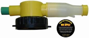 The complaint i have for this one is that you first have to unlock by turning the sleeve until it clicks and then push the spout down into the gas tank. No Spill 6131 Gas Can Nozzle Assembly Walmart Com