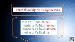 มีสถิติย้อนหลัง ตรวจหวย 16/6/2564 วันนี้ ลอตเตอรี่ออกรางวัลที่ 1 เลขท้าย 2 ตัว หรือเลขท้าย 3 ตัวกันได้แบบเต็มๆ ทุกรางวัล ทุกงวด มากกว่าสิบงวด Pnewz0cnruoq9m