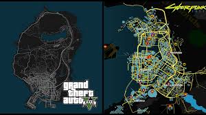 Grand theft auto v heads to the city of los santos and surrounding hills, countryside and beaches in the largest and most ambitious game rockstar has yet. Cyberpunk 2077 Spielwelt Soll Doppelt So Gross Sein Wie Die Von Gta 5