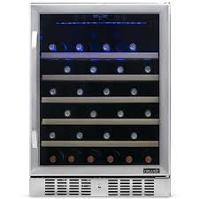 Wayfair.com has been visited by 1m+ users in the past month Newair Single Zone 52 Bottle Built In Wine Cooler Fridge W Precision Digital Thermostat Beech Wood Shelves Stainless Steel Awr 520sb The Home Depot