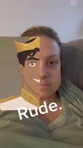 Rude. #filter #filterchallenge #twin #cartoon #disney