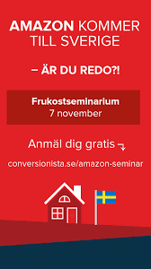 Amazon web services skalbara moln databehandlingstjänster : Conversionista Amazon Till Sverige Ar Du Redo Inte