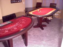 Matching Blackjack And Poker Table Using Osborne Table Legs Poker Table Poker Table And Chairs Coffee Table Design