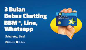 Dengan begitu anda tidak perlu membeli kartu baru untuk daftar wa. Kartu Internet Xl Gratis Chatting Bbm Line Whatsapp Paketaninternet Com