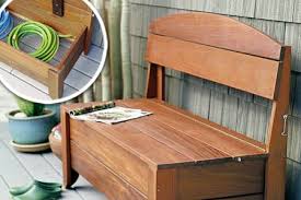 Diy Outdoor Storage Benches The Garden Glove
