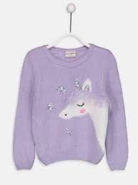 پلیور یاس بنفشی ال سی وایکیکی Sweatshirts Graphic Sweatshirt Sweaters