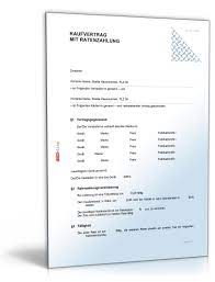 Einfacher kaufvertrag als word vorlage für gebrauchtwagen. Kaufvertrag Mit Ratenzahlung De Vertrag Download