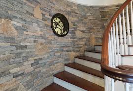 Maybe you would like to learn more about one of these? European Style Home With Natural Thin Stacked Stone Cladding Mediterran Treppen Boston Von Stoneyard Houzz