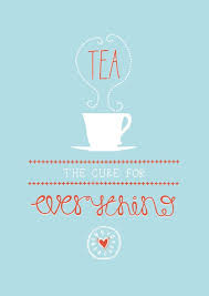 A4 Print Tea The Cure For Everything Tea Quotes Tea Drinking Tea