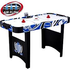 Md Sports 48 Air Powered Hockey Game Table Led Electronic Scorer Black Green Walmart Com Air Hockey Air Hockey Table Sports Games For Kids