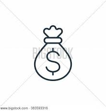 Find the perfect money bag white background stock illustrations from getty images. Money Bag Icon Vector Photo Free Trial Bigstock