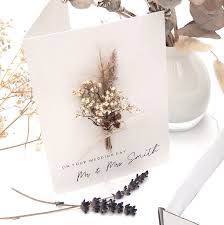 Last frost has passed and it is sprouting little green leaves in first week of march. Mini Dried Flower Bouquet Personalised Wedding Card Shop Online Hummingbird Card Company
