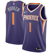 Buy phoenix suns basketball jerseys and get the best deals at the lowest prices on ebay! Men S Phoenix Suns Devin Booker Nike Purple Swingman Jersey Icon Edition