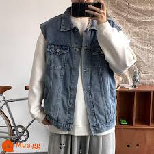 Mua Mùa xuân và mùa thu áo khoác denim dáng rộng mới cho nam xu hướng áo  khoác công cụ phiên bản Hàn Quốc phù hợp với tất cả quần áo giản