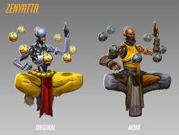Zenyatta Skins By Pierrebertin Overwatch Fan Art Animated Characters Dnd Art