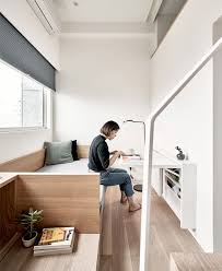 Small space modern home design. Micro Apartment With Space Saving Furniture By A Little Design Luxury Bedroom Furniture Luxury Home Decor Tiny Apartment