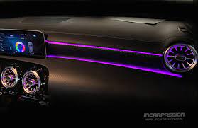 Instructions How To Install Mercedes A Class W177 64 Colors Ambient Light