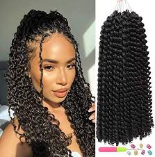 The Perfect 14inch Passion Twist Hair 6 Packs Water Wave Crochet Braids For Passion Twist Long B Twist Hairstyles Loose Curls Short Hair Twist Braid Hairstyles