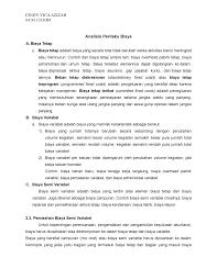 Membagi biaya ini menjadi biaya tetap dan biaya variabel membutuhkan metode yang lebih rumit. Resume Bab 3 Analisis Perilaku Biaya Studocu