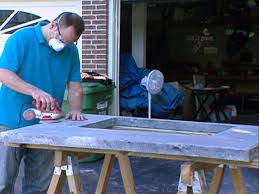 Concrete overlay versus concrete countertops. How To Make A Concrete Countertop How Tos Diy