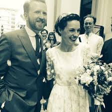 Jessica Raine Weds Mr Selfridge Beau Tom Goodman Hill Vintage Inspired Wedding Gown Call The Midwife Bride