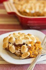 Canned Sweet Potato Casserole With Marshmallows | Its Yummi
