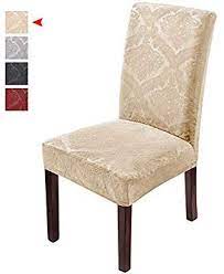 amazon com delight dining room chair covers velvet stretch chair protector non slip removabl dining room chair covers dining room chairs slipcovers for chairs
