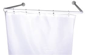 U shaped shower curtain rod that can use in a variety of types. China Aluminum U Shape White Shower Curtain Rod China Shower Curtain Rod U Shape White Shower Curtain Rod